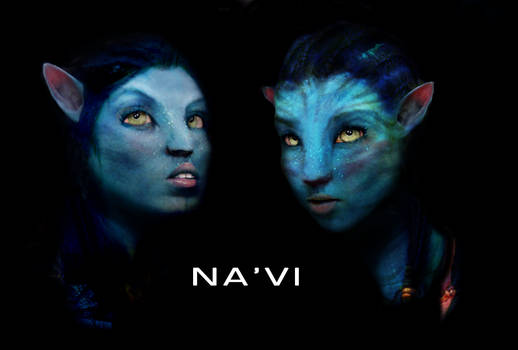 My twin and I as Na'vi