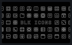 BLK Icons - An iOS Iconpack