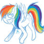 My little pony- Rainbow Dash