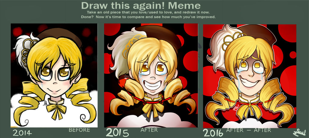 Draw This Again Meme Mami Tomoe By Sonica Michi On Deviantart Draw This Again Meme Mami Tomoe By Sonica Michi On Deviantart