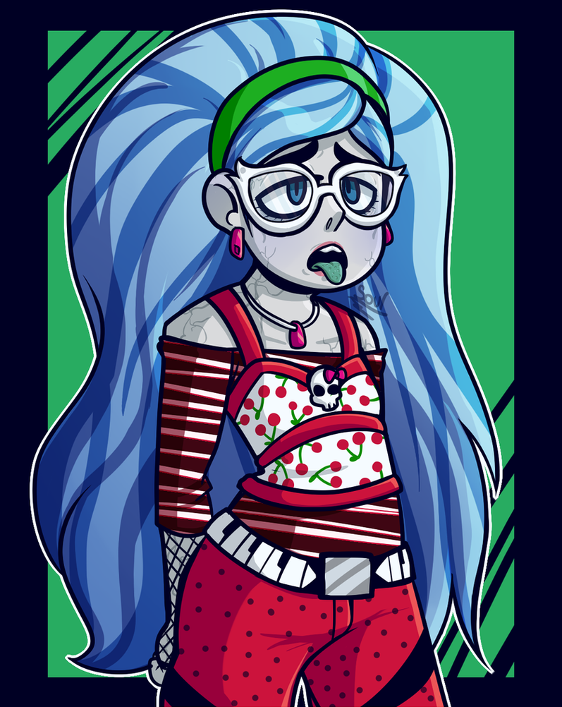 Ghoulia Monster Yelps Deviantart Sonica Michi.