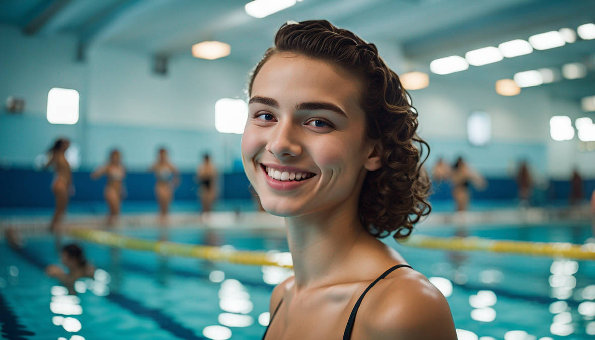 super cute swimmer by Babygrif on DeviantArt