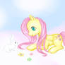 Fluttershy and Angel Bunny