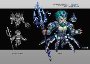 Poseidon - Character design