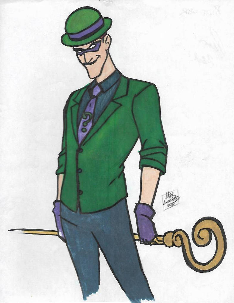 The Riddler Style Note The Riddler by AnimeMookie on DeviantArt