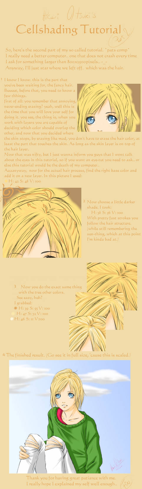 Cellshading Tutorial part2 by hikarinotsuki on DeviantArt