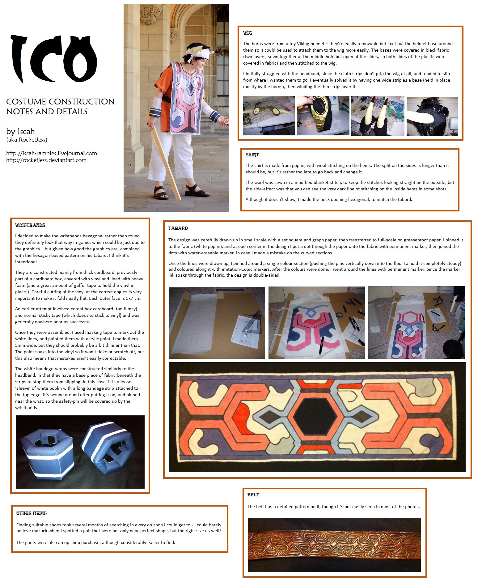 Ico Cosplay - costume details