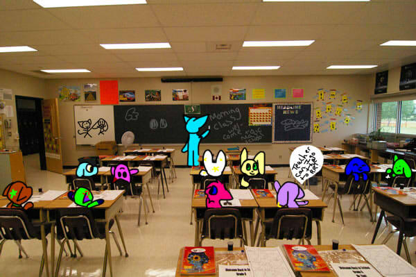 Classmates and classroom by Hartandapirl on DeviantArt