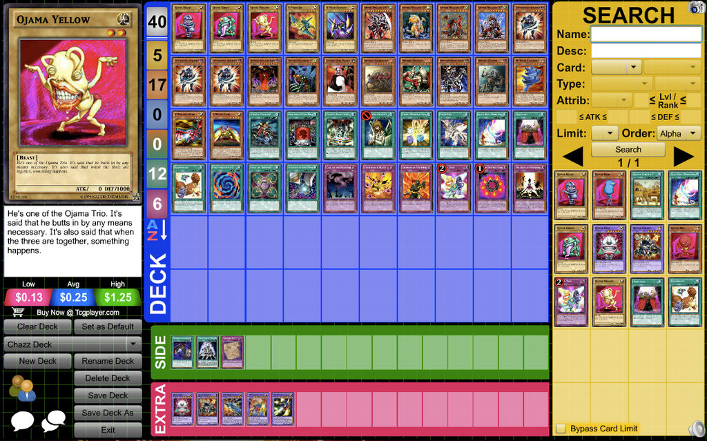 chazz deck yugioh Complete Custom for Yu-Gi-Oh! GX Featuring an exclusive paint application yugioh paradox brothers deck list