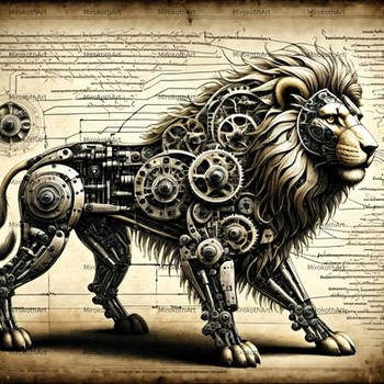 Da Vinci Lion