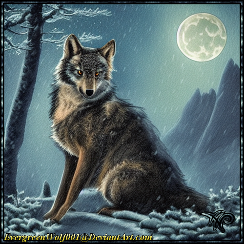 Mr. Derpy: A Winter Wolf of Snow