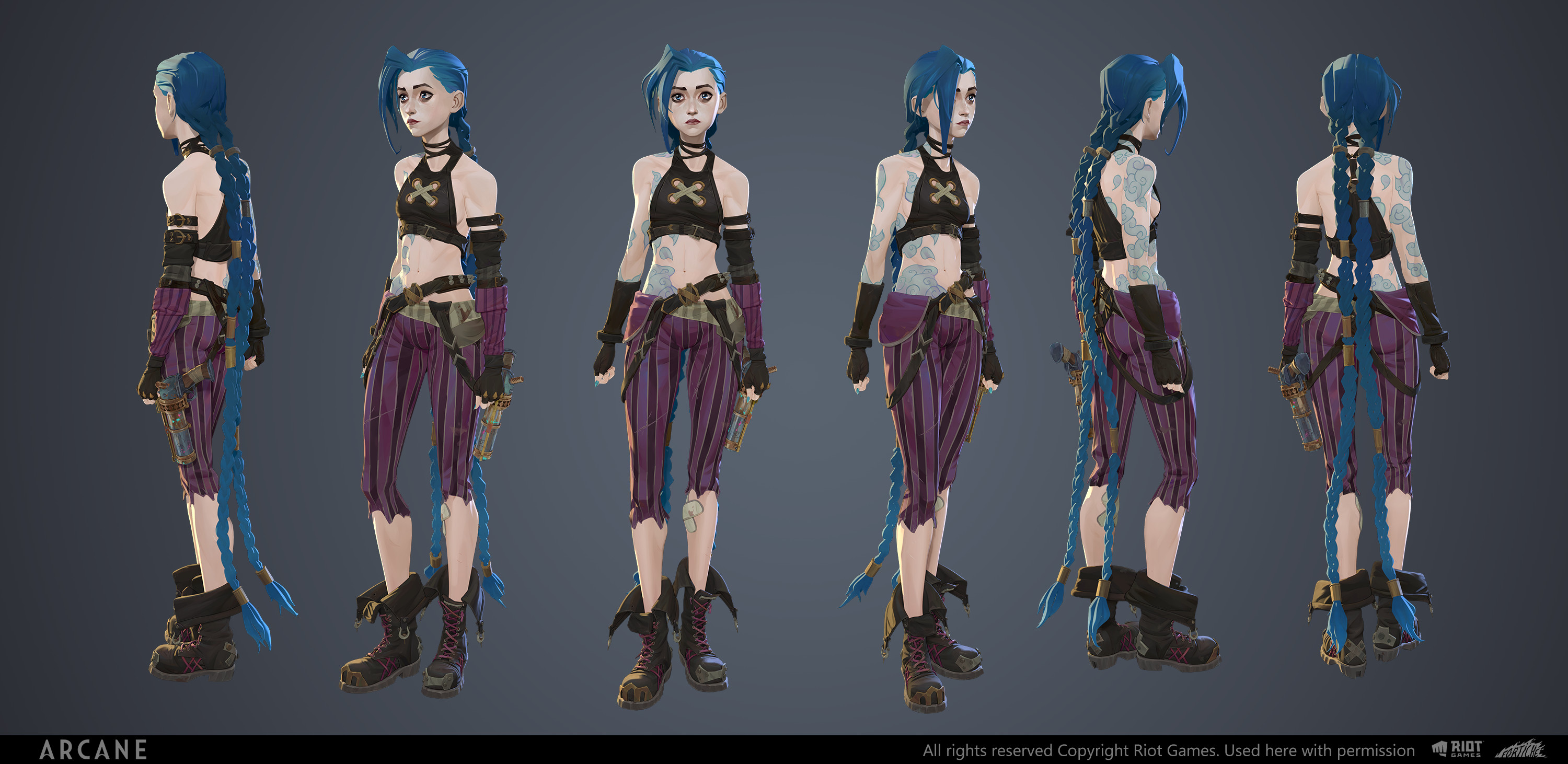 ARCANE: League Of Legends | Jinx Model by JinxPowder-Pow-Pow on DeviantArt