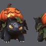 3D Fanart - Halloween Ivysaur