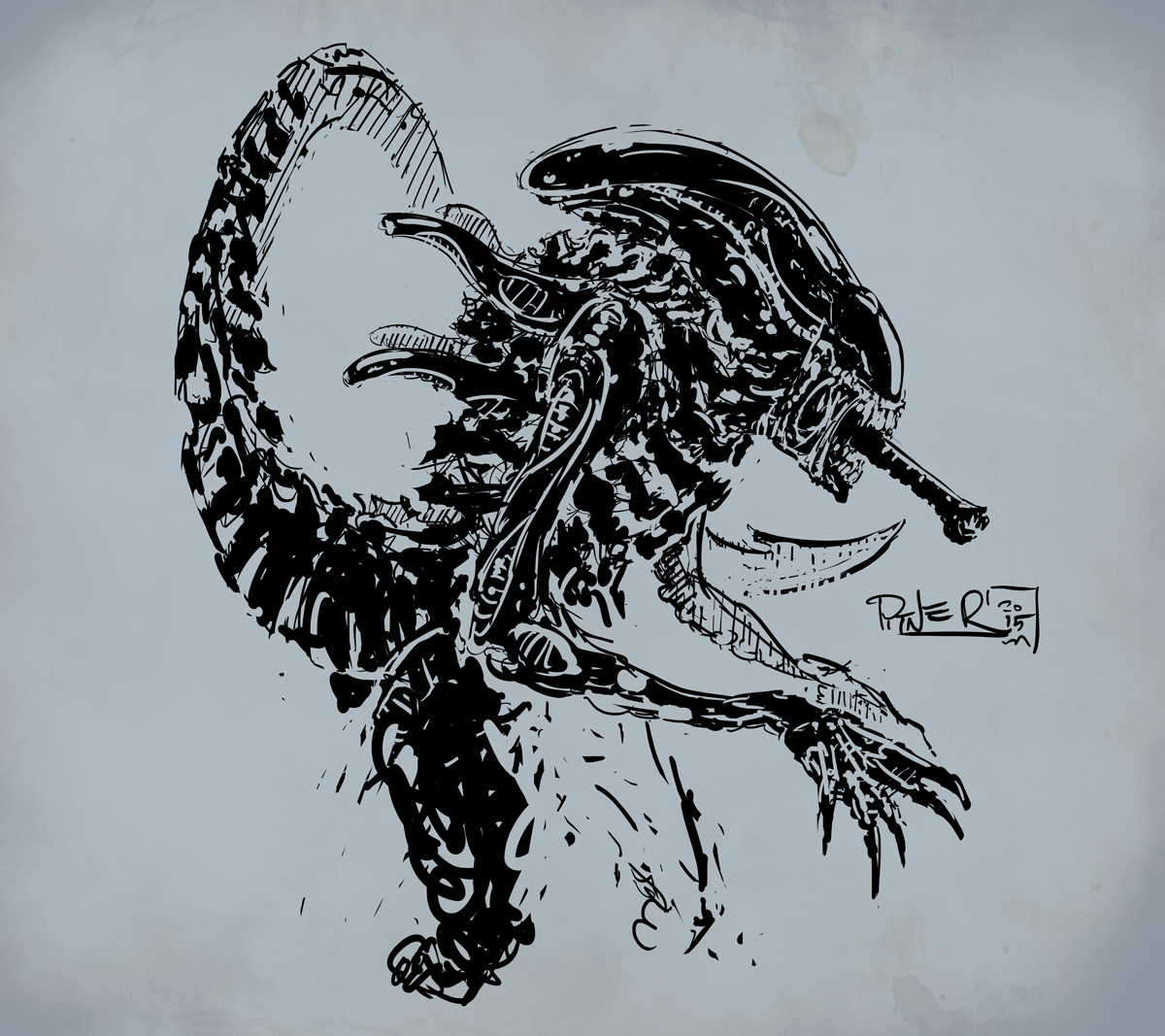 Xenomorph sketch