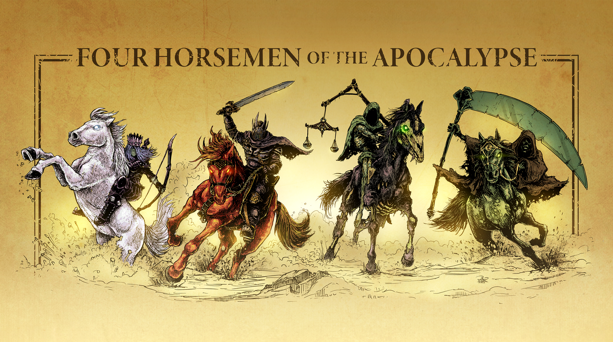Four Horsemen of the Apocalypse by pitnerd on DeviantArt