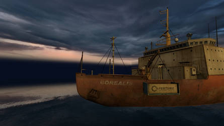 ASS borealis at Sea by enterprisedavid