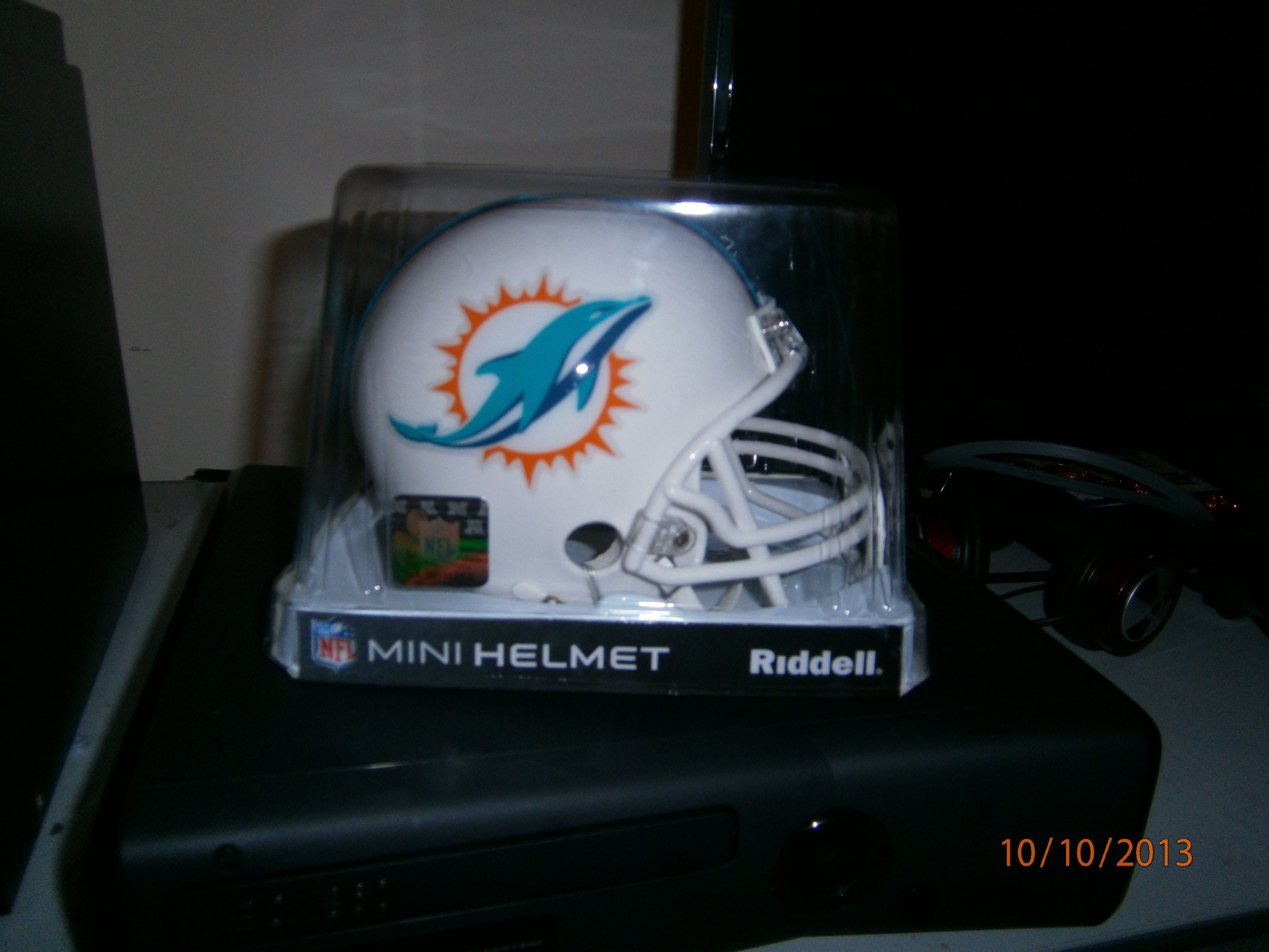 my new Miami Dolphins helmet