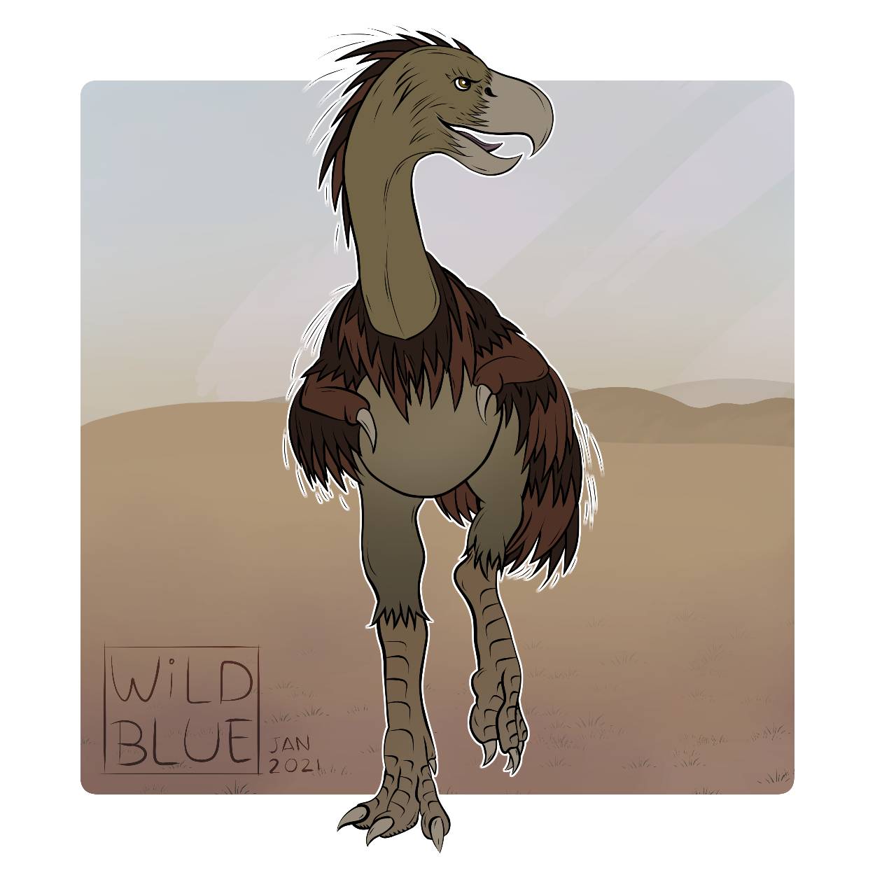 Terror Bird By Wildblueillustrates On Deviantart