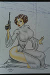 Princess Leia by Cameron Blakey by cameronblakeyart