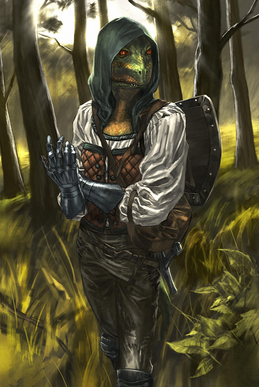 Argonian Ranger Argonian by Mad1984 on DeviantArt