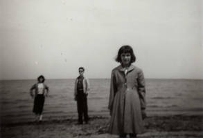 Me, my brother and a sister at the beach