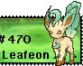 Pokemon X/Y Stamp: Leafeon