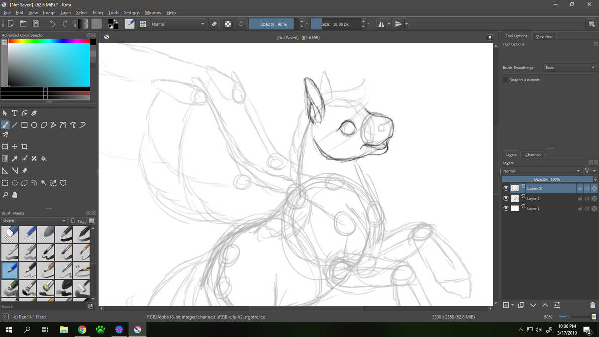 Drawing in Krita by DreamCrystalArt Drawing in Krita by DreamCrystalArt