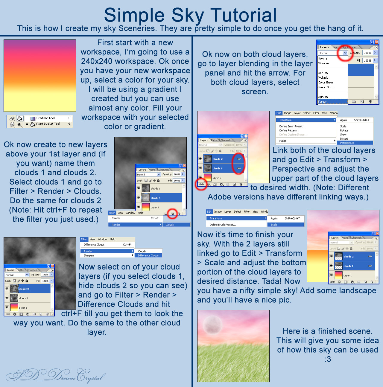 Sd' Sky tutorial