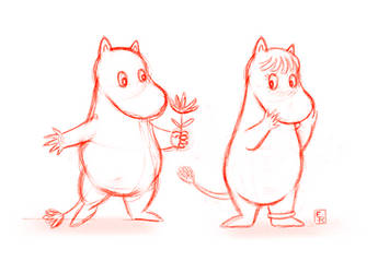 Moomin and Snorkmaiden