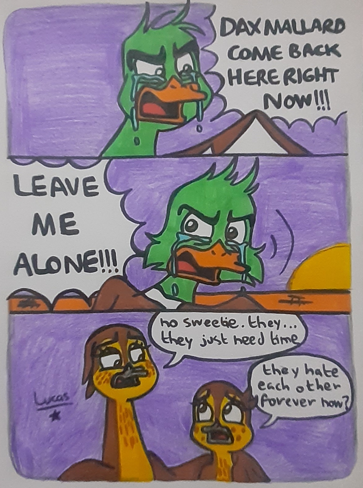 Migration: Mack and Dax fight (4/4) by l21fanarts on DeviantArt