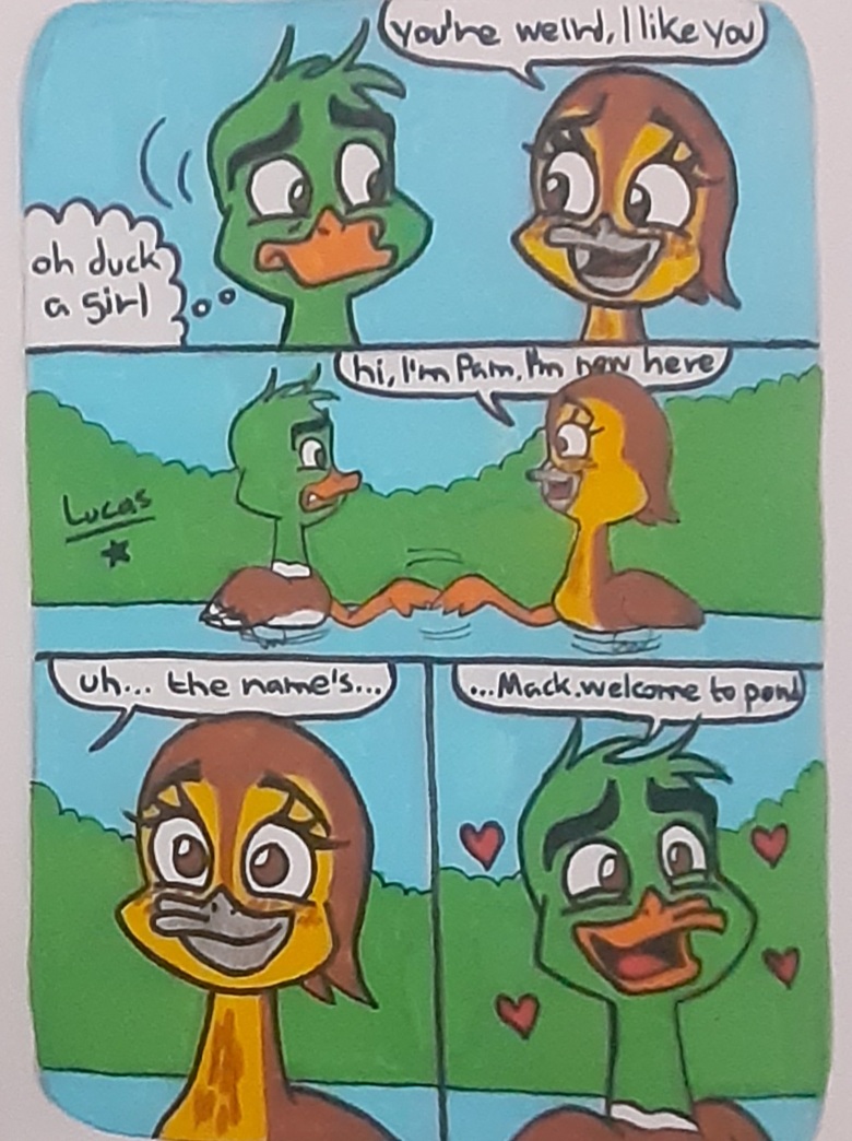 (request) Migration: Mack and Pam first met by l21fanarts on DeviantArt