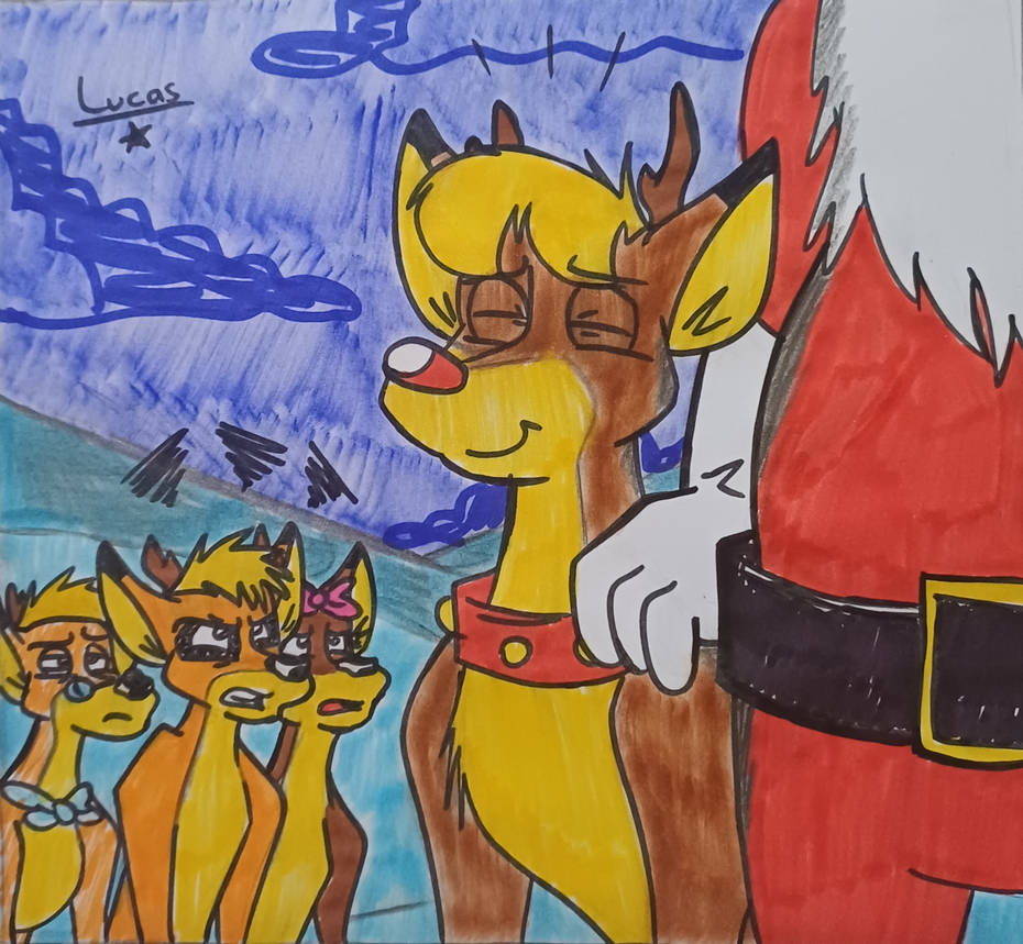 Rudolph, the red nosed reindeer: bullies' karma by l21fanarts on DeviantArt