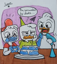 Ducktales: the triplets' birthday