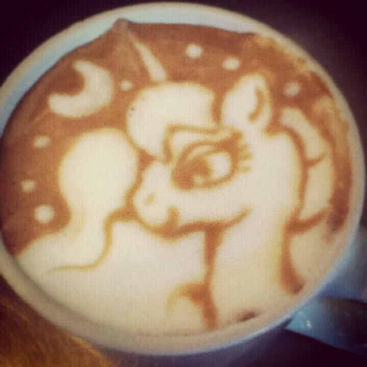 Princess Luna latte.