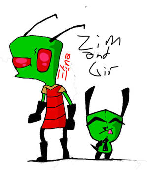 Zim and Gir