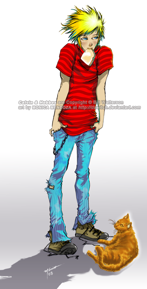 Calvin Hobbes by Dawitch on DeviantArt