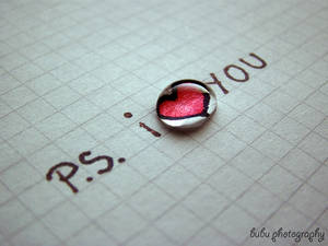 ... P.S. I love you...