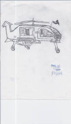 A helicopter