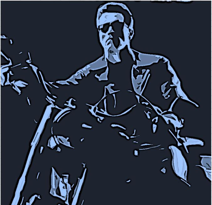 Terminator 2 Arnold Schwarzenegger digital by SBdrawings on DeviantArt