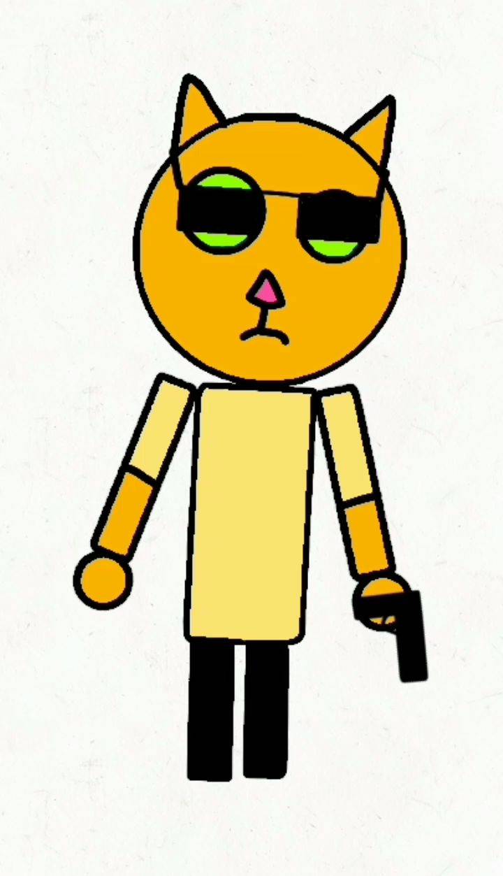 bandit cat by stikmangood on DeviantArt
