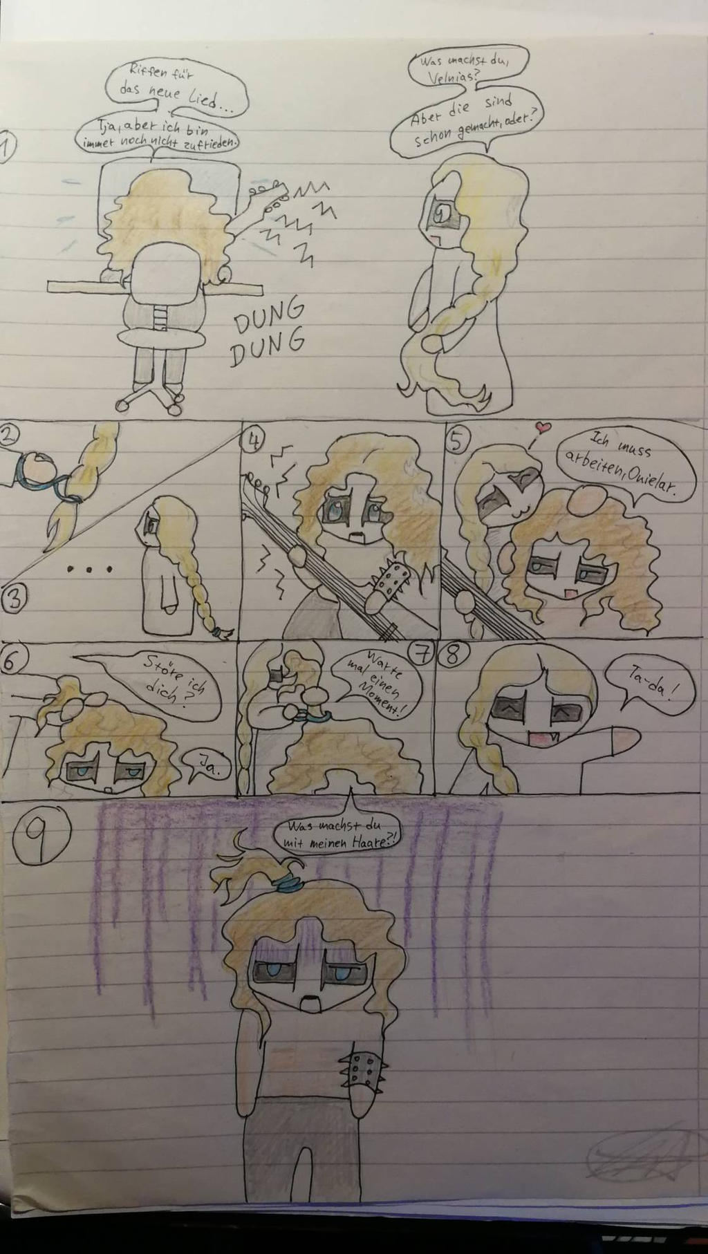 Black metal comic strip