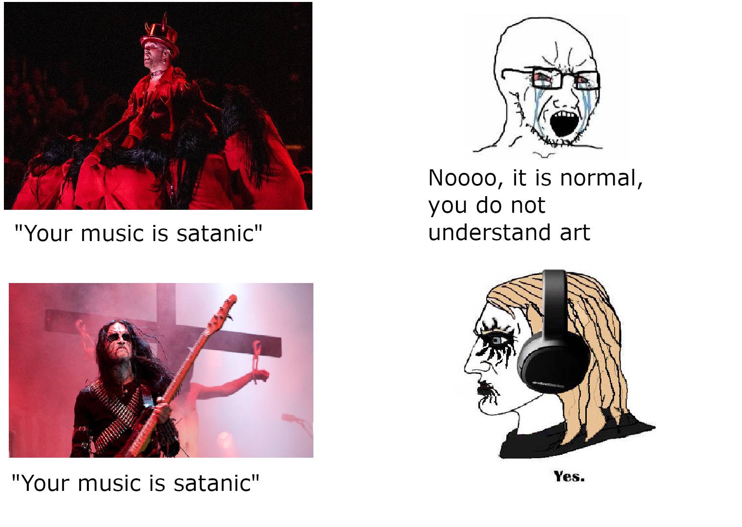 Satanic Grammy performance meme