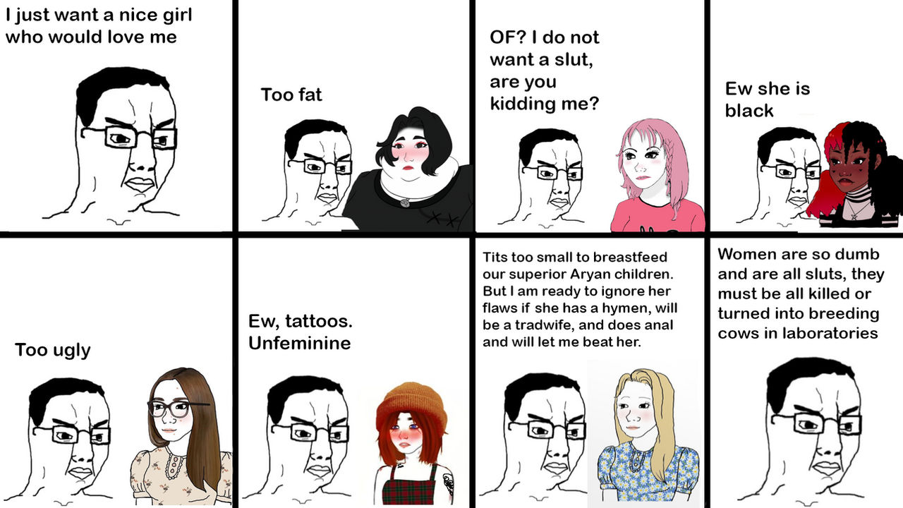 Day in life of an incel by lmetalgirl on DeviantArt
