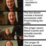 Morbid band Dead meme