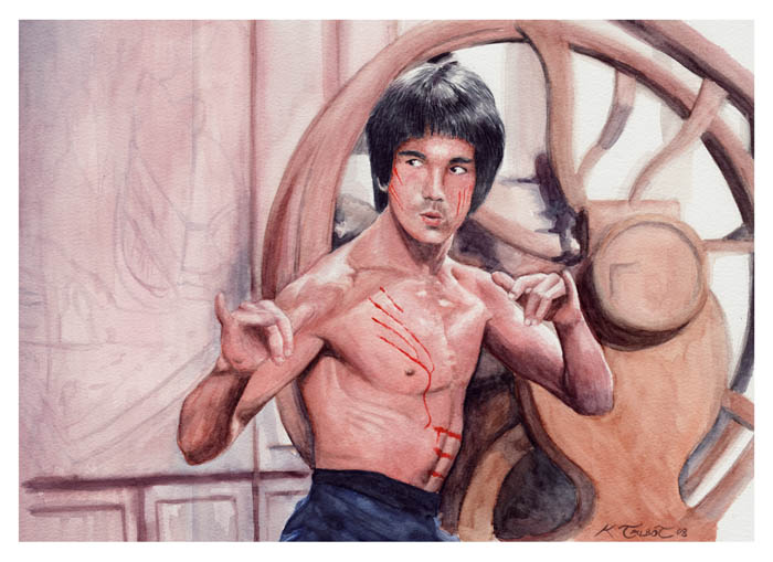 bruce lee wallpaper way of the dragon