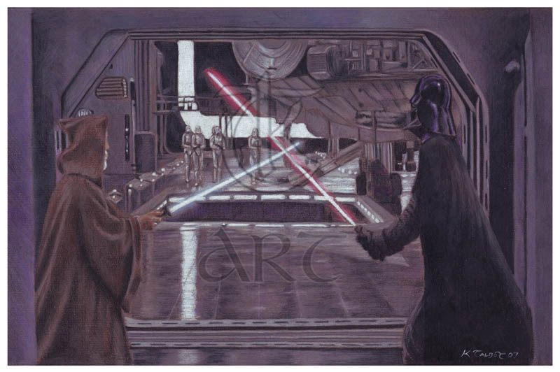 Darth Vader vs Obi Wan