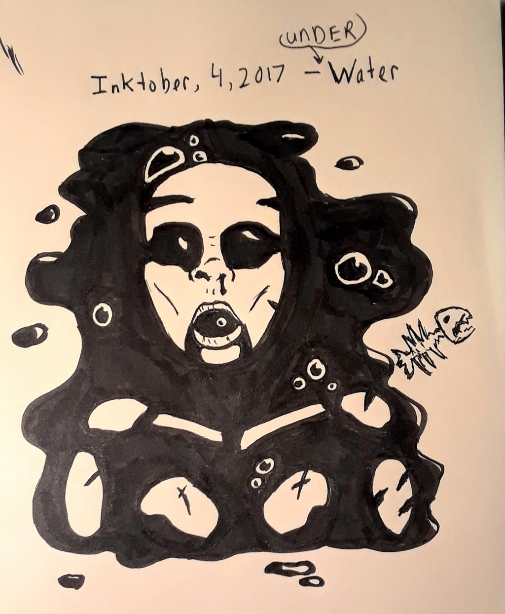 INKTOBER 4th, Underwater