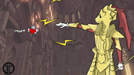 Ornstein as Cuphead-Boss a