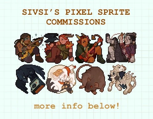 Pixel commissions OPEN