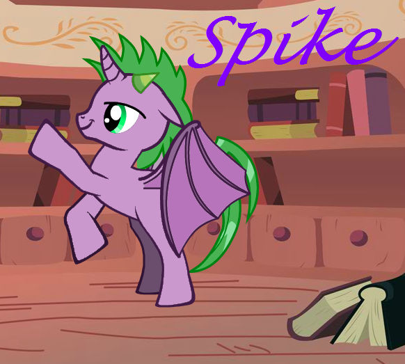 MLP Spike the dragon as a pony by ShadowUkelover on DeviantArt
